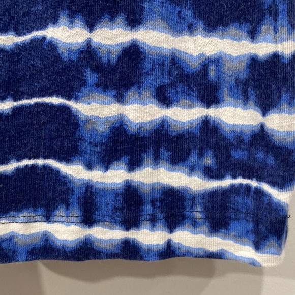 Tory Burch Hollie Tie Dye Striped Long Sleeve Cotton Dress Shift Dress S - Picture 12 of 14